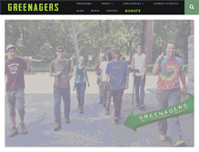Tablet Screenshot of greenagers.org